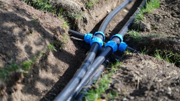 Underground Water Line Installation in Whittier