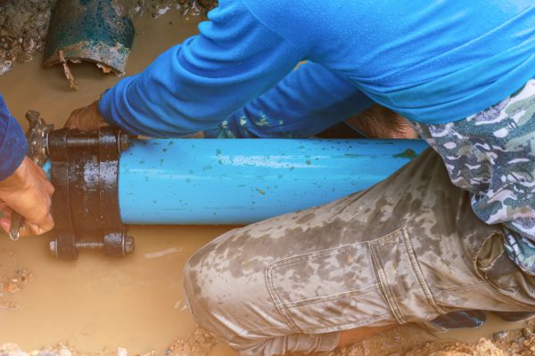 Underground Water Line Repair in Whittier